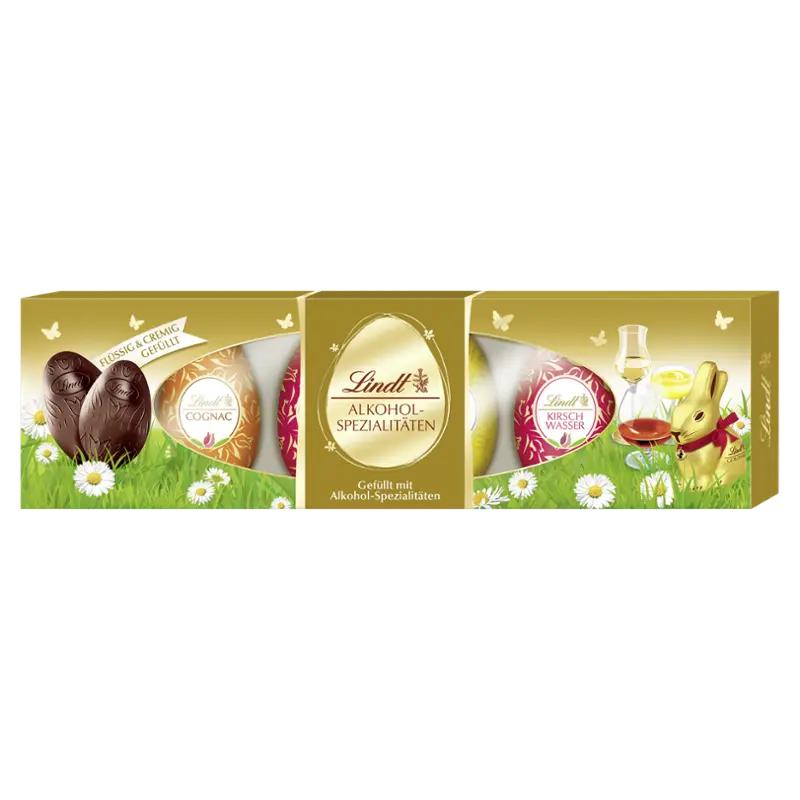 Lindt Hořká čokoláda plněná různým alkoholem, 108 g