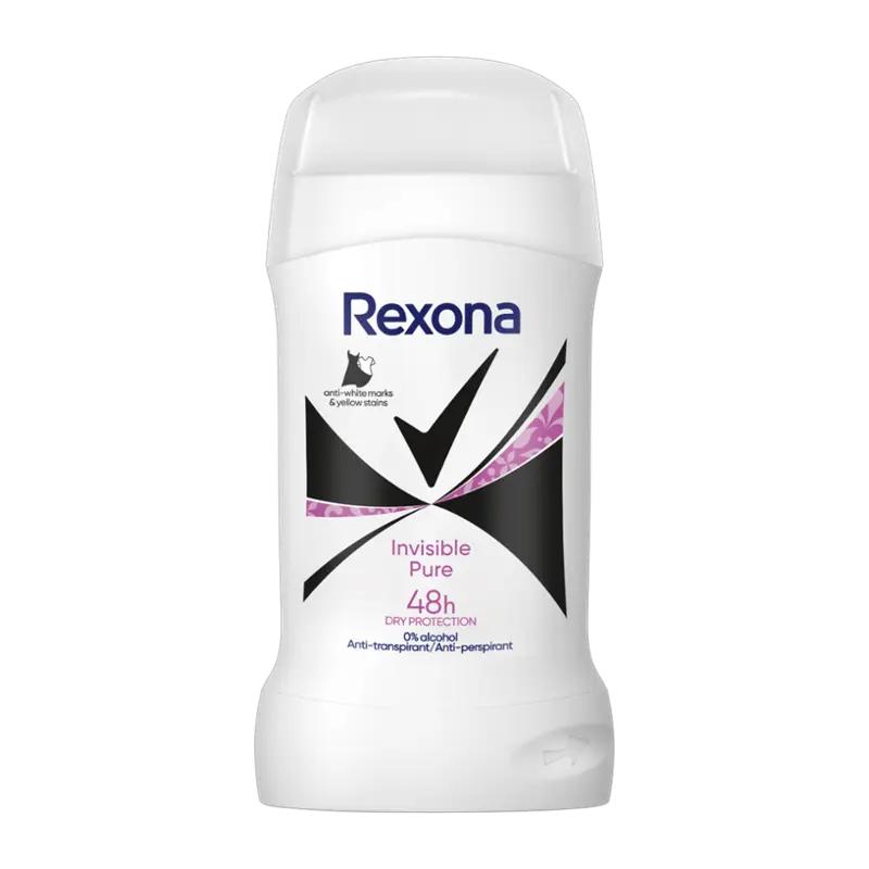 Rexona Antiperspirant tuhý pro ženy Invisible Pure, 50 ml