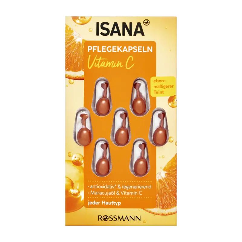 ISANA Pleťové kapsle s vitaminem C, 7 ks