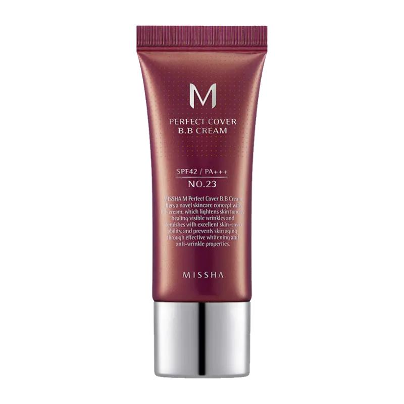 Missha BB krém Perfect Cover SPF 42 No.23 (Natural Beige), 20 ml