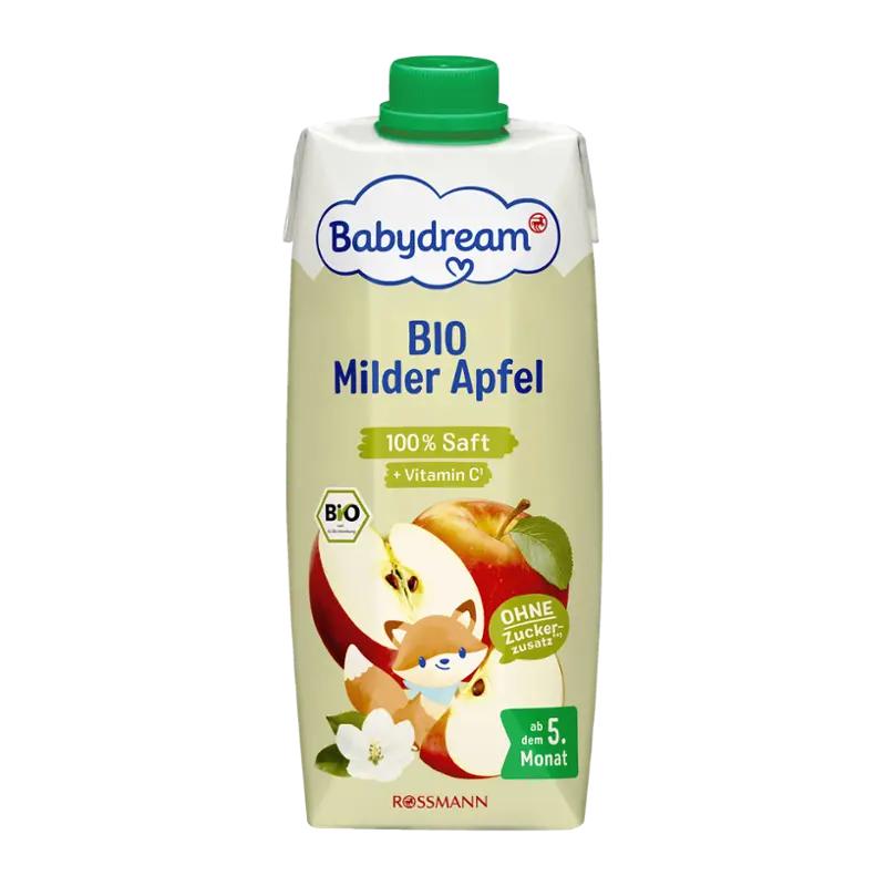 Babydream BIO 100% jablečná šťáva s vitaminem C, 500 ml