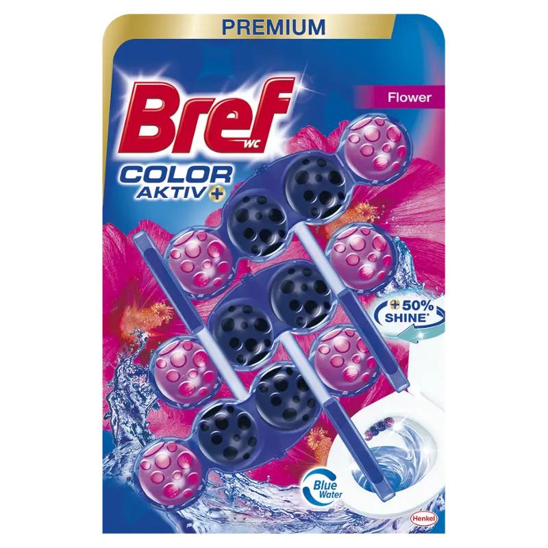 Bref Tuhý WC blok Color Aktiv Flower, 150 g