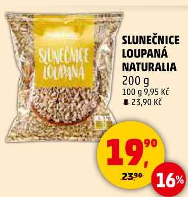 SLUNEČNICE LOUPANÁ NATURALIA, 200 g