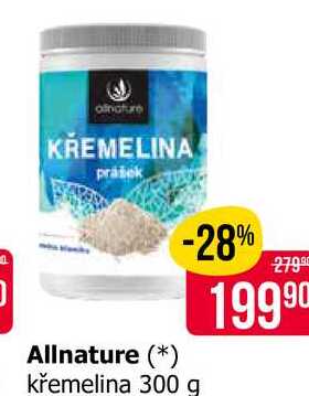 Allnature křemelina 300 g 