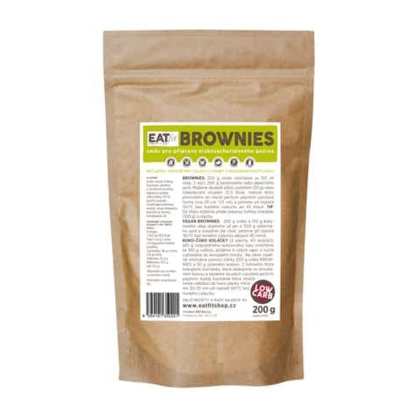 EAT-fit Nízkosacharidová směs BROWNIES, bez lepku