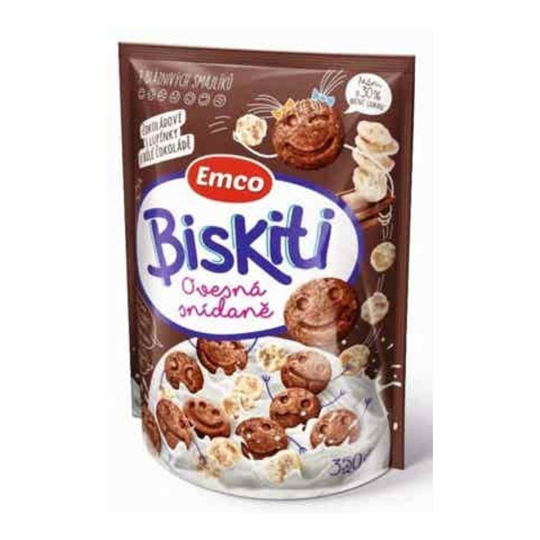 Emco Biskiti čokoládoví s lupínky