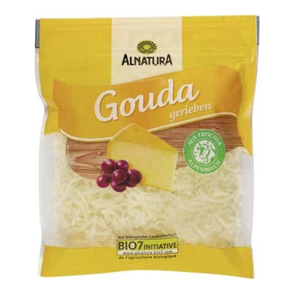 ALNATURA BIO Gouda sýr strouhaný