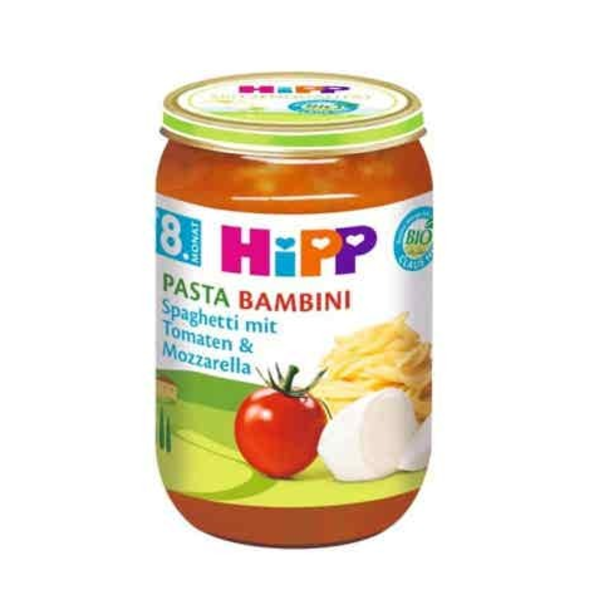 HiPP BIO Rajčata se špagetami a mozzarelou