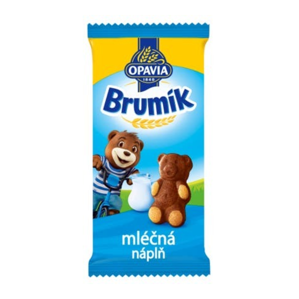 Opavia Brumík Mléčná náplň jemné pečivo