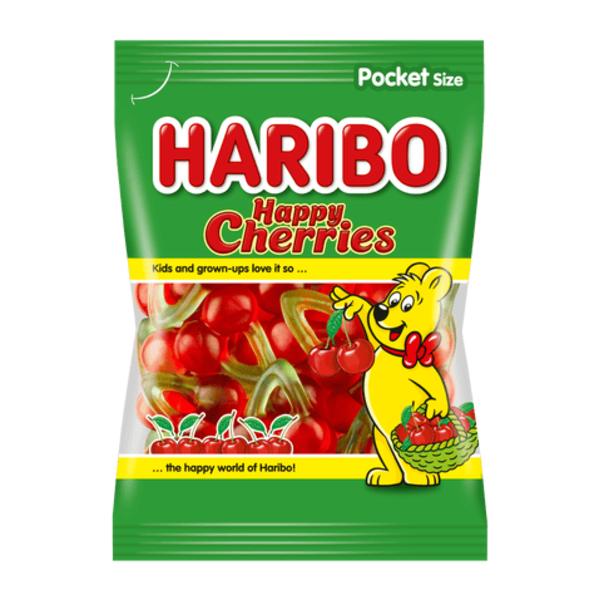 Haribo Happy cherries želé bonbóny s ovocnými příchutěmi