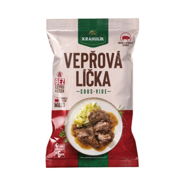 Krahulík Vepřová líčka Sous-vide