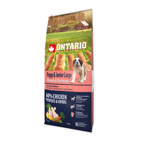 Ontario Granule Puppy & Junior Large Chicken & Potatoes