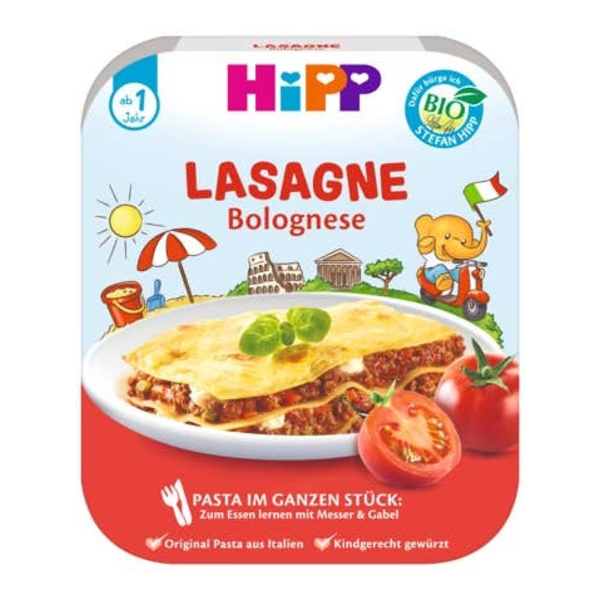 HiPP BIO Boloňské lasagne v misce