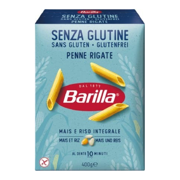 Barilla Penne Rigate bezlepkové