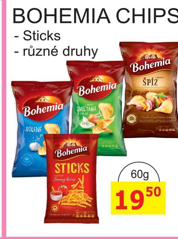 BOHEMIA CHIPS 60g 