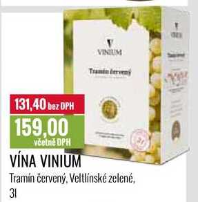 VÍNA VINIUM 3l