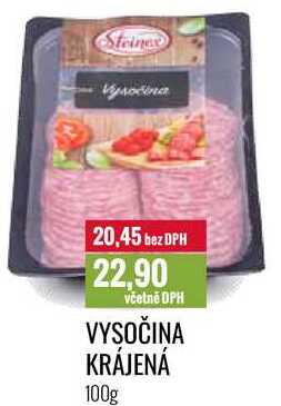 VYSOČINA KRÁJENÁ 100g 