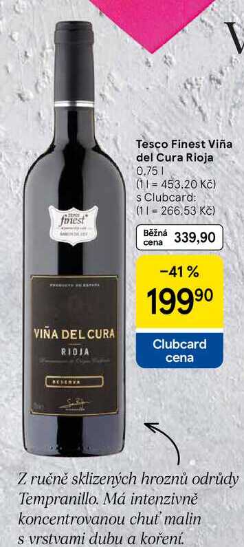 Tesco Finest Viña del Cura Rioja, 0.75 l