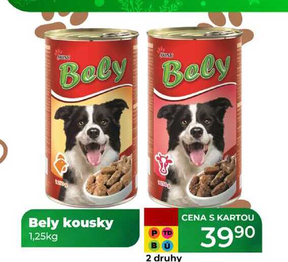 Bely kousky 1,25kg 