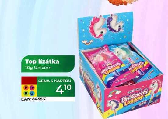 Top lízátka 10g Unicorn  