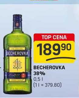 BECHEROVKA 38% 0,5l