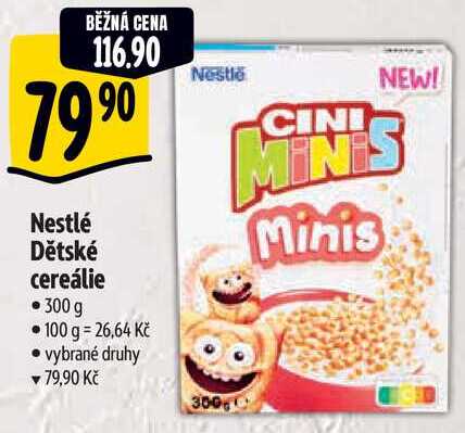 Nestlé Dětské cereálie, 300 g