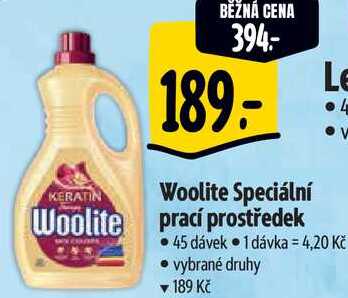 Woolite Speciální prací prostředek, 45 dávek