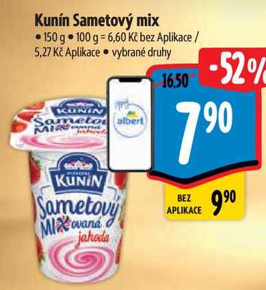 Kunín Sametový mix, 150 g 