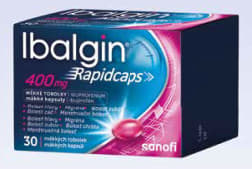 Ibalgin® Rapidcaps 400 mg 30 měkkých tobolek