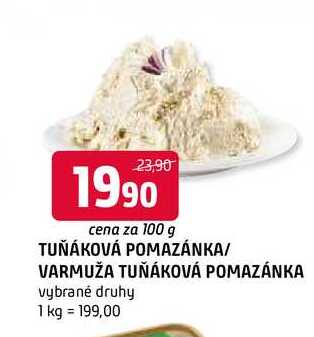 Pomazánka Tuňáková varmuža tuńáková pomazánka 100g