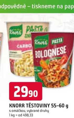 KNORR Pasta Snack 60g