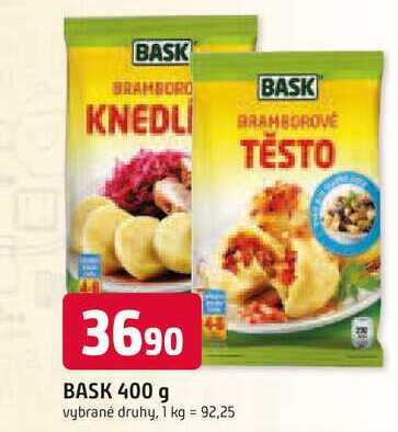 BASK Bramborové těsto 400 g vybrané druhy