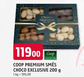 COOP PREMIUM SMĚS CHOCO EXCLUSIVE 200 g 