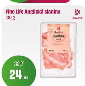 Fine Life Anglická slanina 100 g 