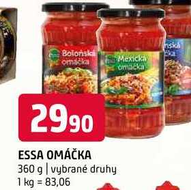 Essa omáčka 360 g vybrané druhy 