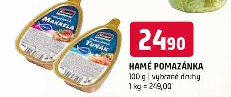 Hamé Pomazánka 100g vybrané druhy