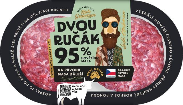 Hovězí burger Dvouručák 330 g