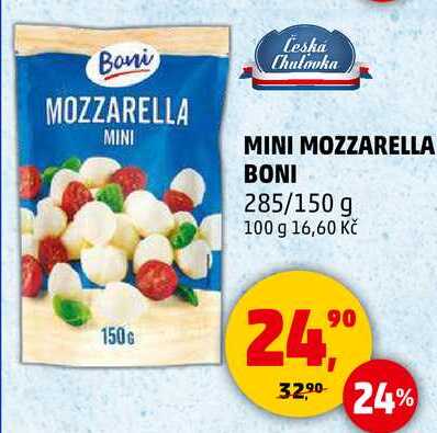 MINI MOZZARELLA BONI, 285/150 g 