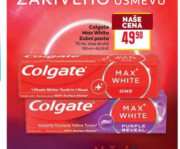 Colgate Max White Zubní pasta 75 ml