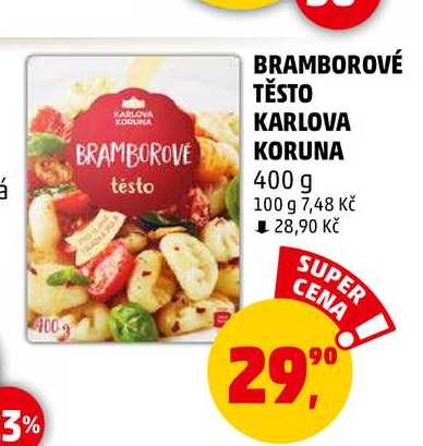 BRAMBOROVÉ TĚSTO KARLOVA KORUNA, 400 g