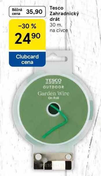 Tesco Zahradnický drát, 30 m. na civce