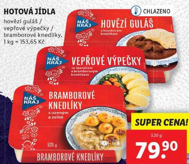 HOTOVÁ JÍDLA, 520 g