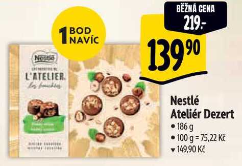 Nestlé Ateliér Dezert, 186 g 