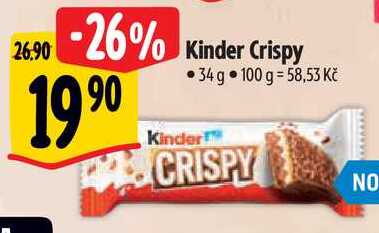 Kinder Crispy, 34 g