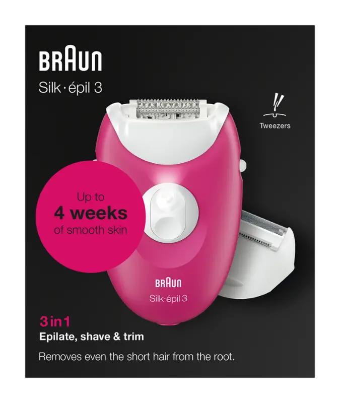 Braun Epilátor Braun Silk-épil 3-276, 1 ks