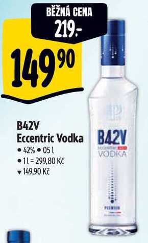 B42V Eccentric Vodka, 0,5 l