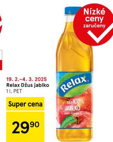 Relax Džus jablko, 1 l 