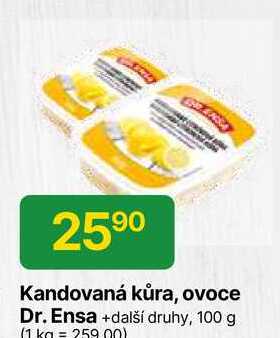 Dr. Ensa Kandovaná kůra, ovoce 100g