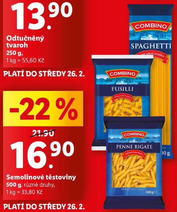 Semolinové těstoviny, 500 g