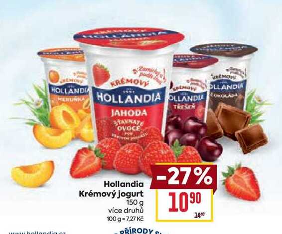 Hollandia Krémový jogurt 150 g 